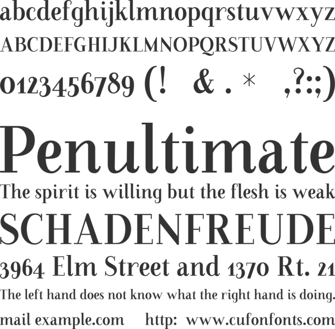 Farewell Angelina Sample font preview