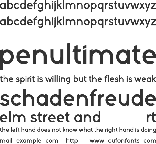 Kelvetica font preview