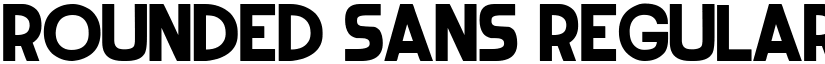 Rounded Sans Regular font