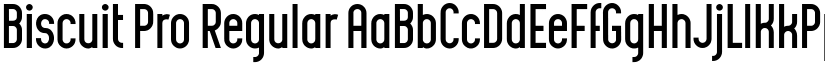 Biscuit Pro Regular font
