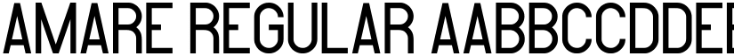 Amare Regular font