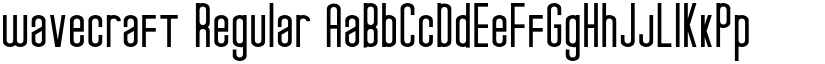 wavecraft Regular font