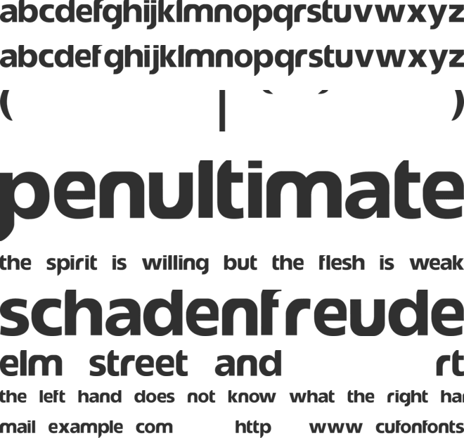 reasonSystem font preview