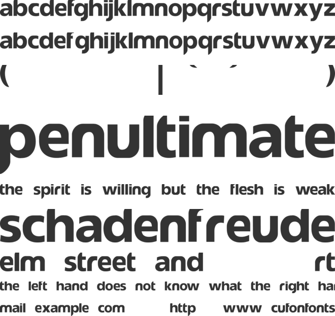 reasonSystem font preview