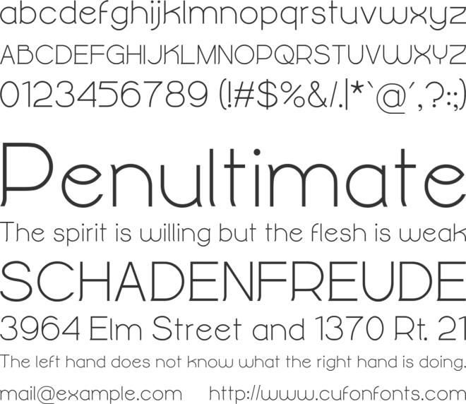 Alighty Nesia font preview