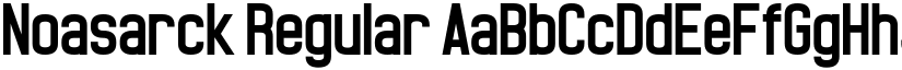 Noasarck Regular font