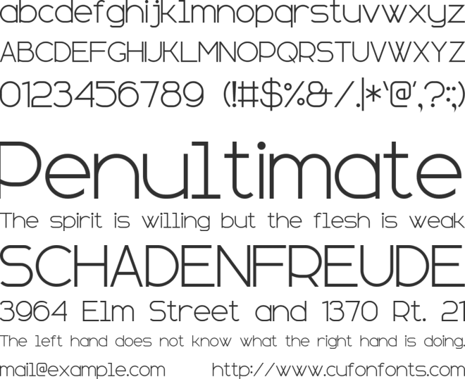 Sans Serif Plus 7 font preview