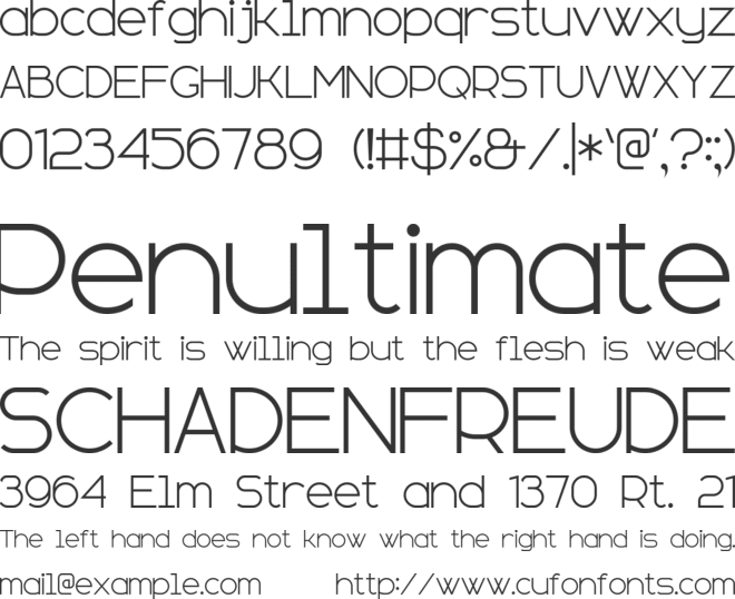 Sans Serif Plus 7 font preview