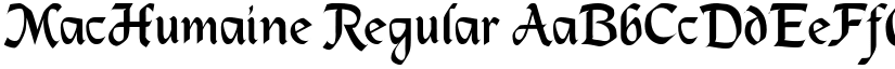 MacHumaine font download