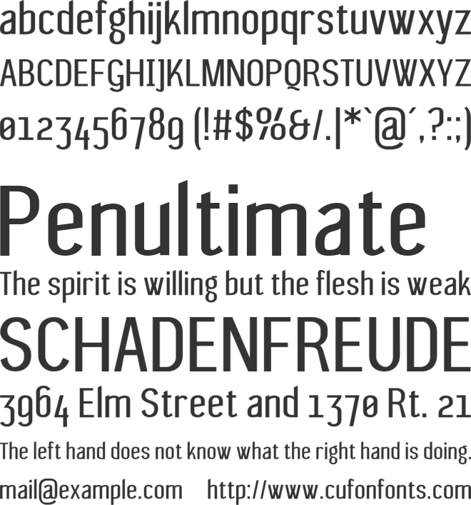 Wagashi Sans font preview