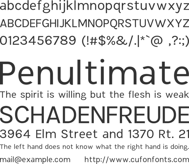 Tikus Putih font preview