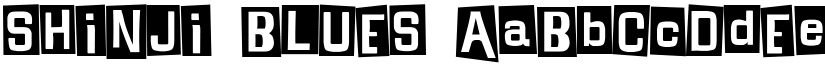 SHINJI BLUES font