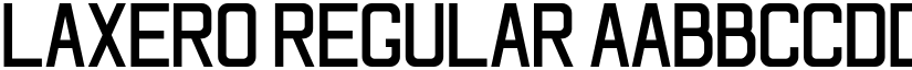 laxero Regular font