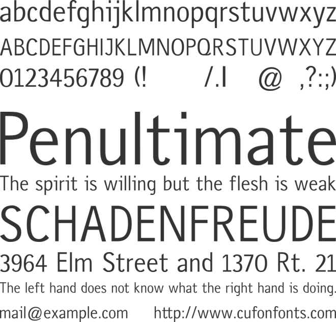 gausshauss font preview