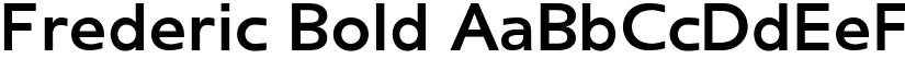 Frederic Bold font