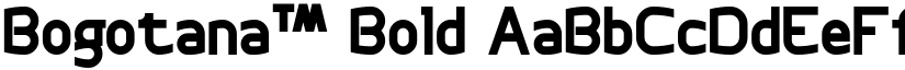 Bogotana™ Bold font