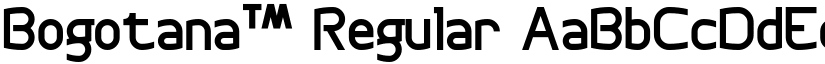 Bogotana™ Regular font