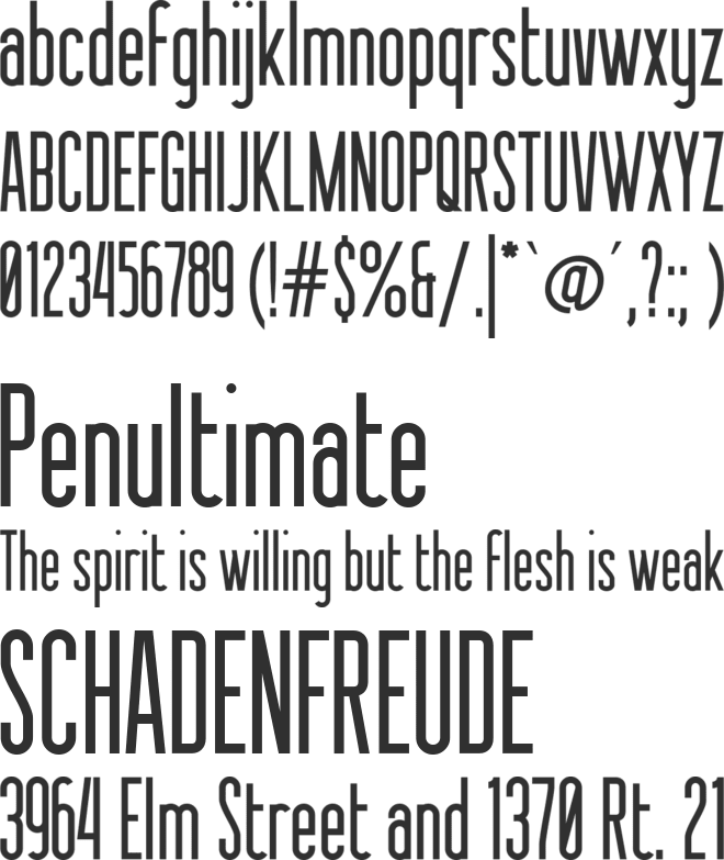 Sessions font preview
