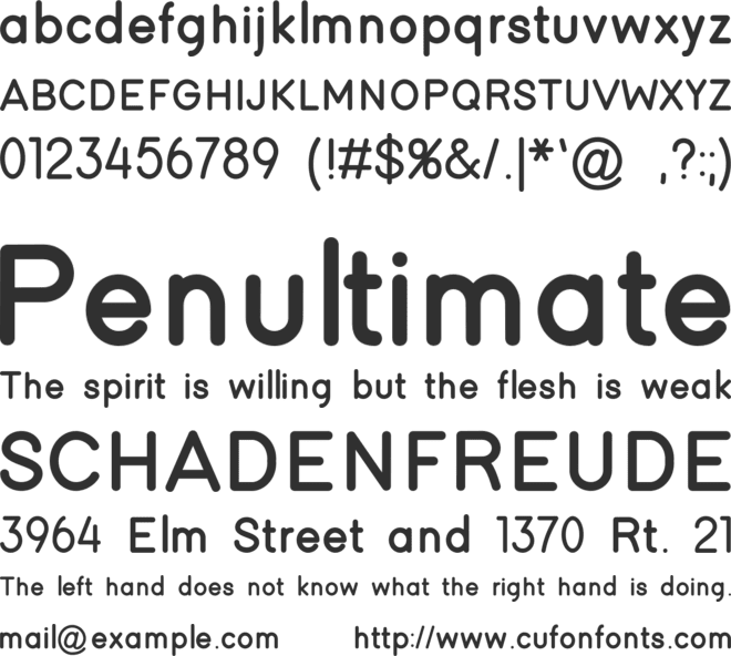 roung font preview