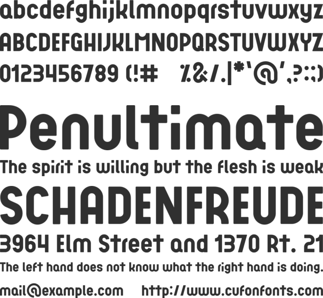 GRAFIKA TYPE.1 font preview
