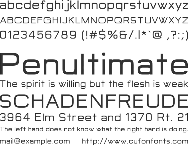 Jepanten font preview