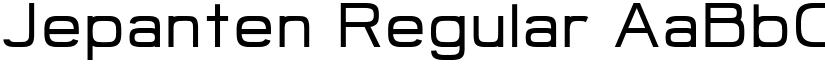 Jepanten Regular font
