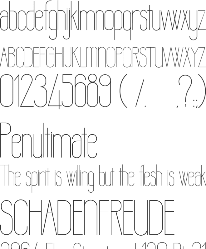 Lamon font preview