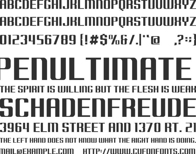 Borobudur font preview