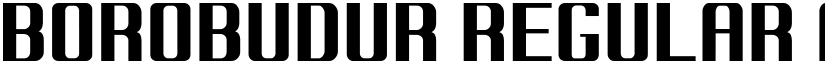 Borobudur Regular font
