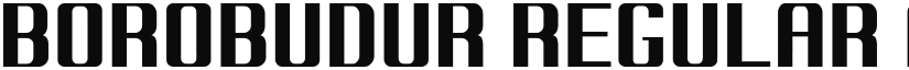 Borobudur font download