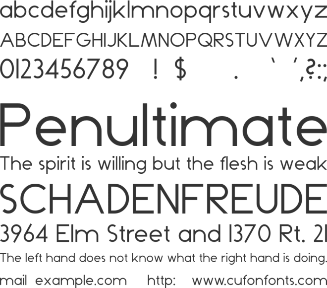 Dominik font preview