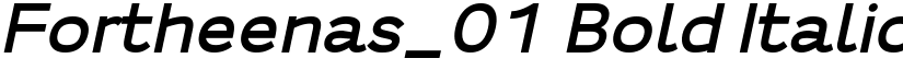 Fortheenas_01 Bold Italic font