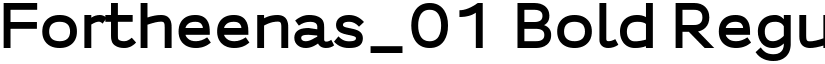 Fortheenas_01 Bold Regular font