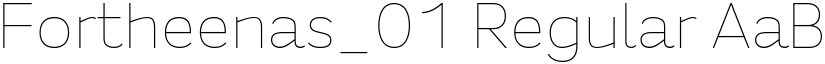 Fortheenas_01 Regular font