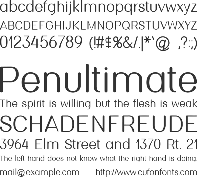 Dysfunctional font preview