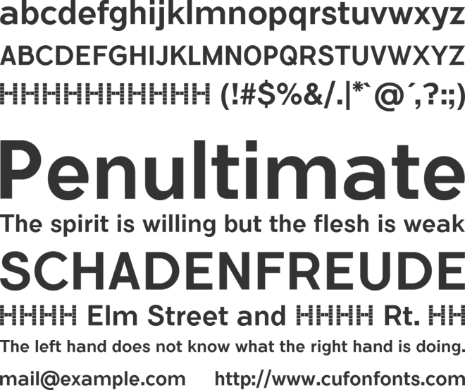 Flamante Seca font preview