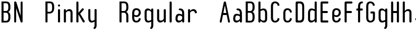 BN Pinky Regular font