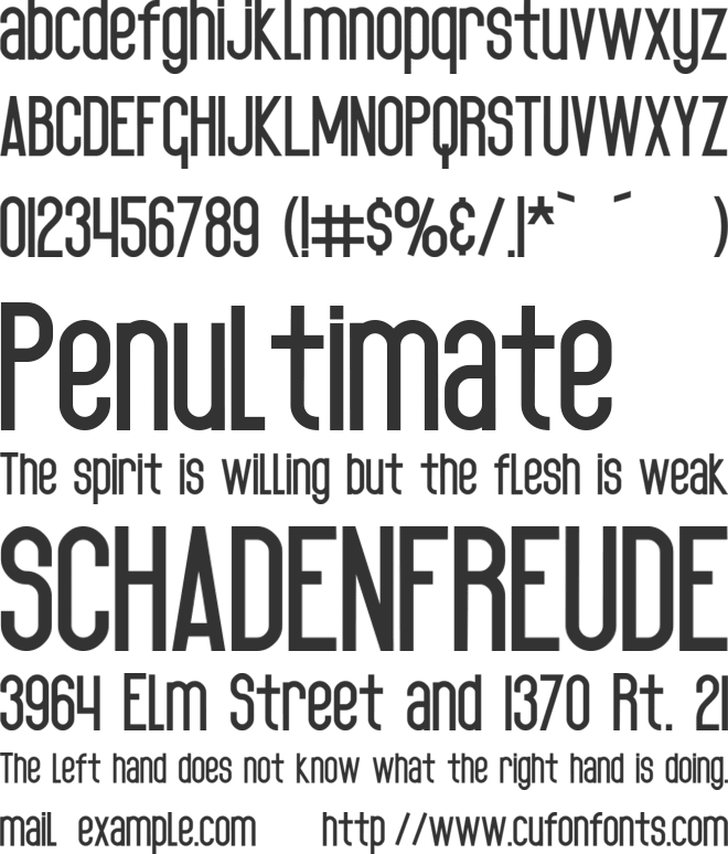 black spoon font preview