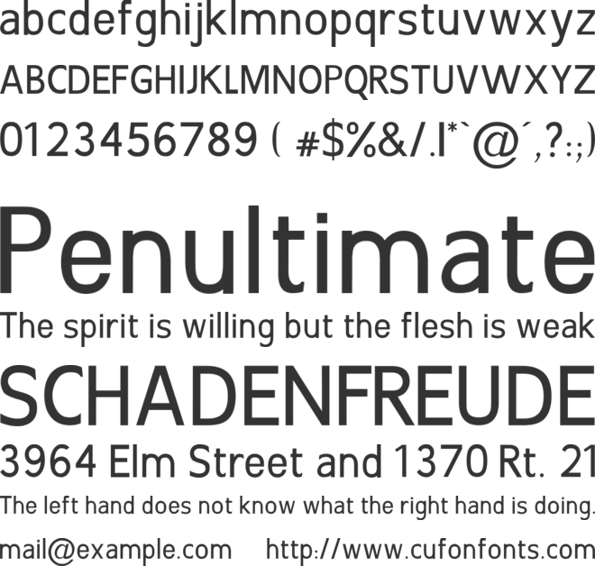 Lignum Melle font preview