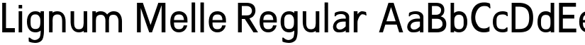 Lignum Melle Regular font