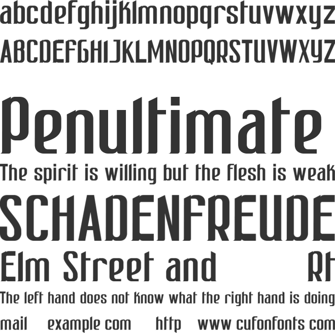 Patinio Ricardo font preview