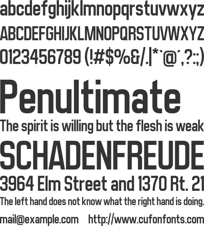 Matthan Sans font preview