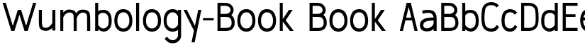 Wumbology-Book Book font