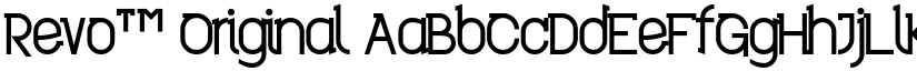 Revo™ Original font
