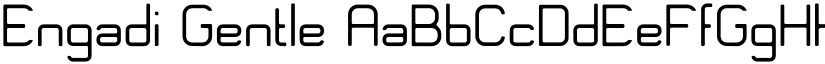 Engadi Gentle font