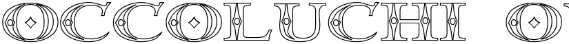 Occoluchi Outline font