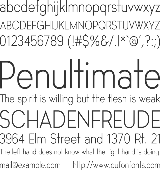 Hasta Grotesk font preview