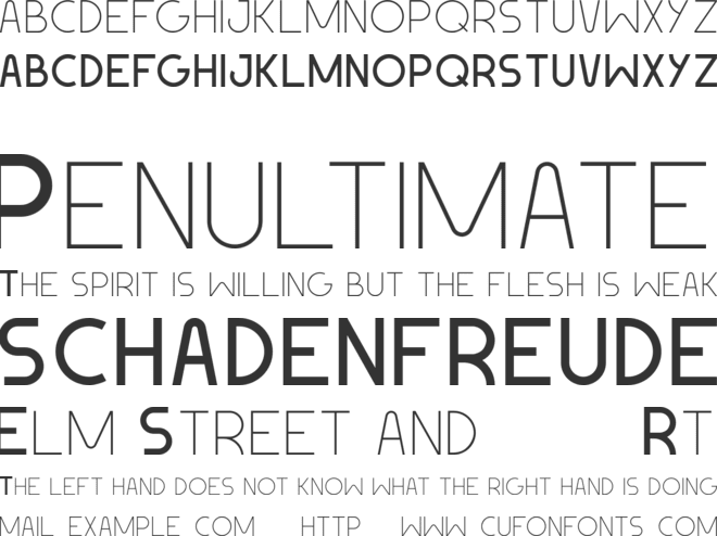 Geomaniac font preview