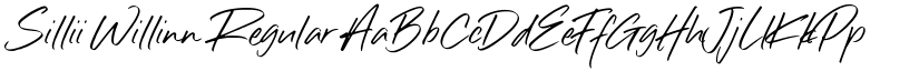 Sillii Willinn Regular font