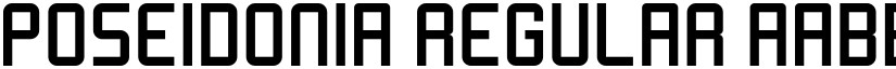 Poseidonia Regular font
